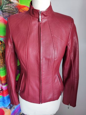 Veste courte Femme T38 S/M  Rouge Cerise