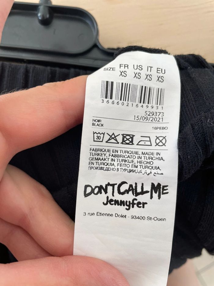 Pantalon jambe large noir - photo numéro 3