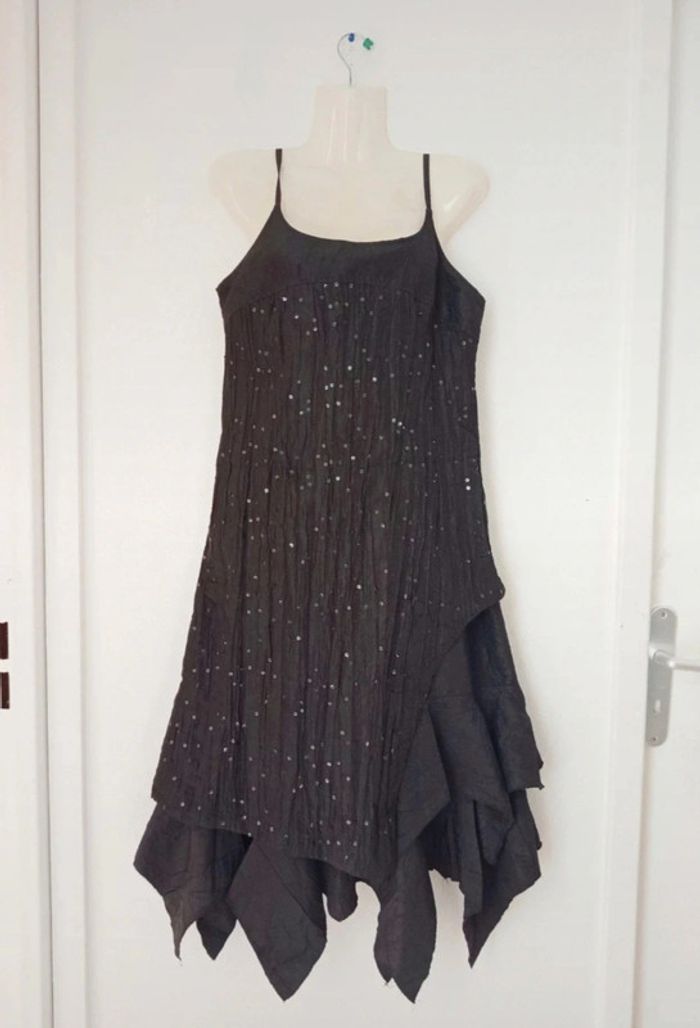 Robe de soirée a sequins femme c