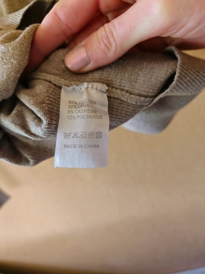 Pull beige - photo numéro 3
