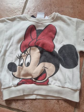 Pull minnie bébé fille