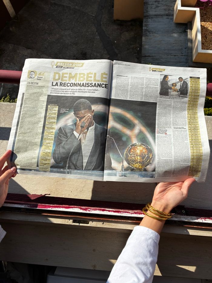 Journal L’Équipe Édition Ballon D’or - Neuf - photo numéro 2