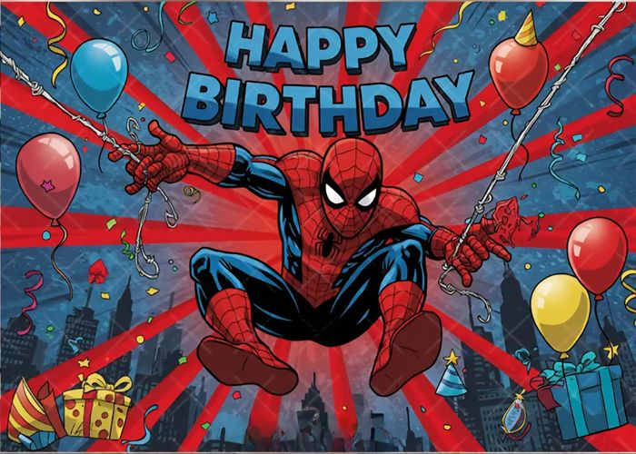 Lot décoration spider man - photo numéro 10