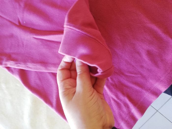 Polo manches longues homme Armand Thiery t. L lie de vie/rose fonce - photo numéro 3