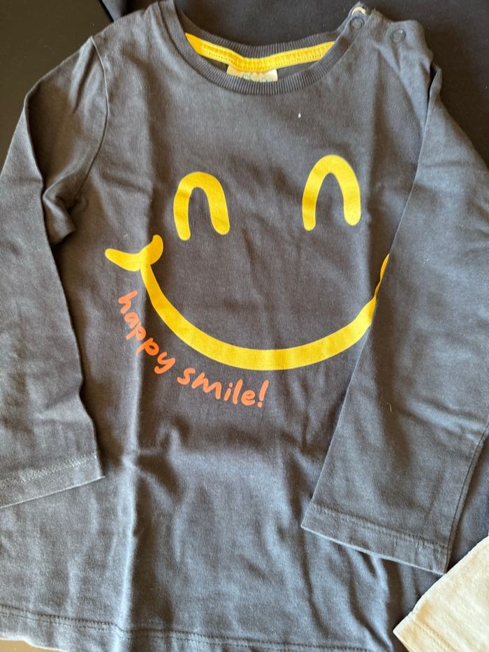Lot 2 t-shirt 2-3 ans Smile - photo numéro 3