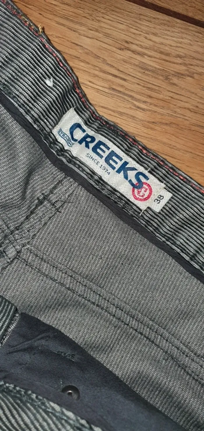 Pantalon velour homme creeks 38 - photo numéro 4