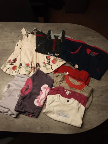 Lot 10 vêtements bb fille