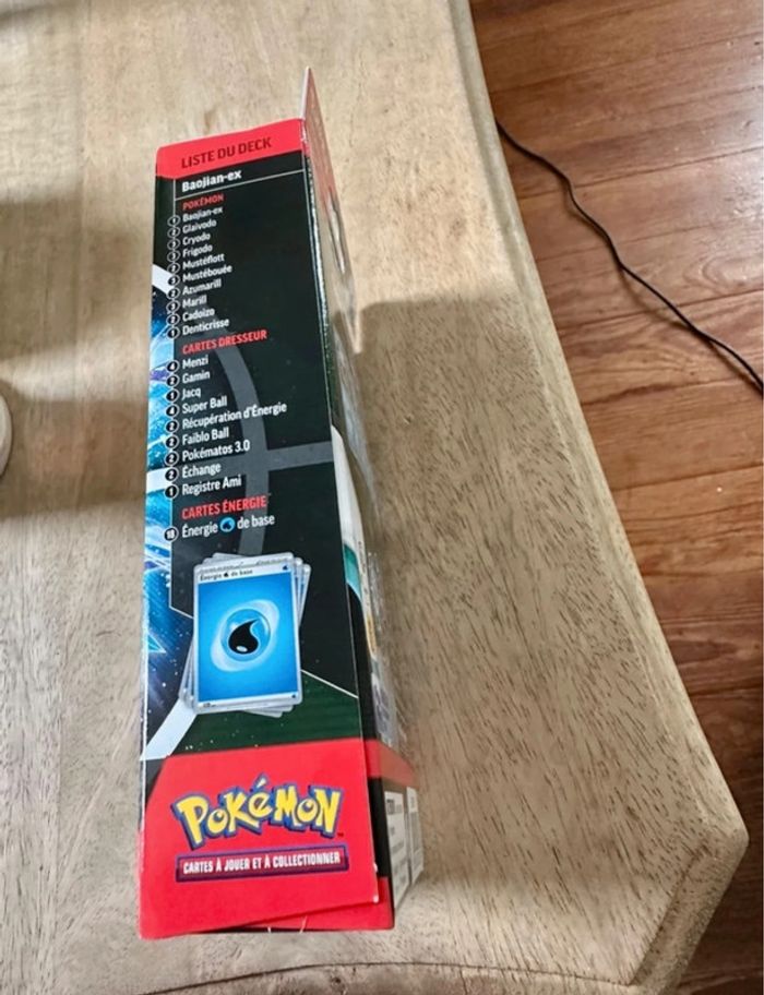 NEUF Deck de combat cartes Pokémon Baojian Ex 60 cartes tapis étui collection jeu - photo numéro 5