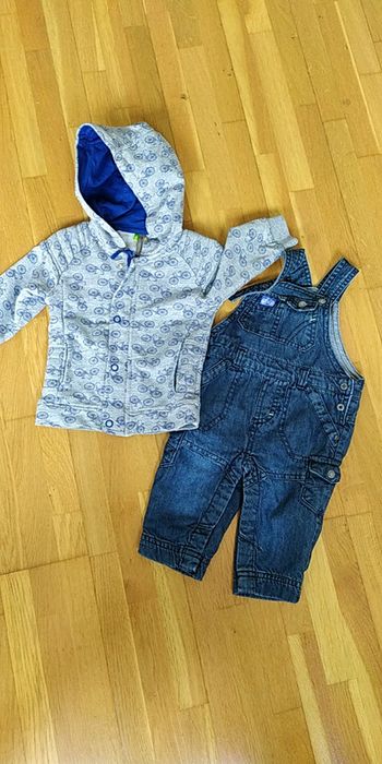 Ensemble sweat et salopette
