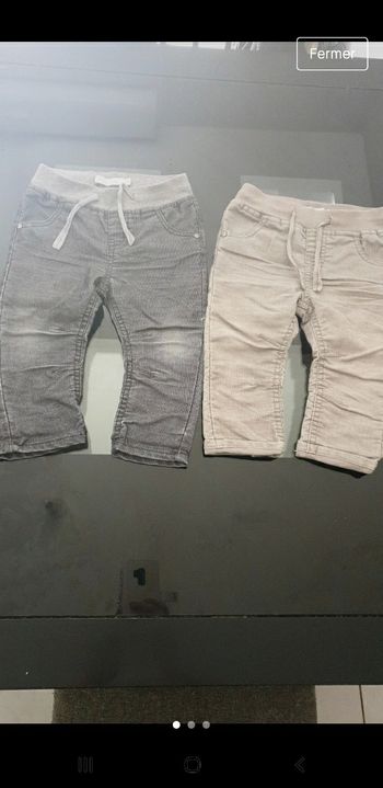 Lot de 2 pantalons garçon 👦