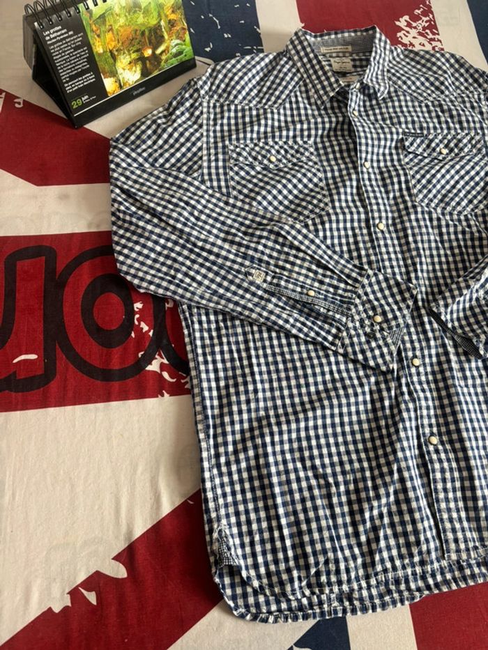 Chemise Pepe Jeans à carreaux - Taille XXL Slim Fit - photo numéro 5