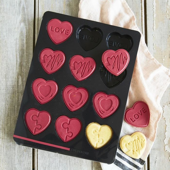 Moule 12 cœurs Guy Demarle