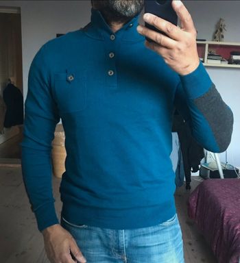 Pull coton cachemire neuf 