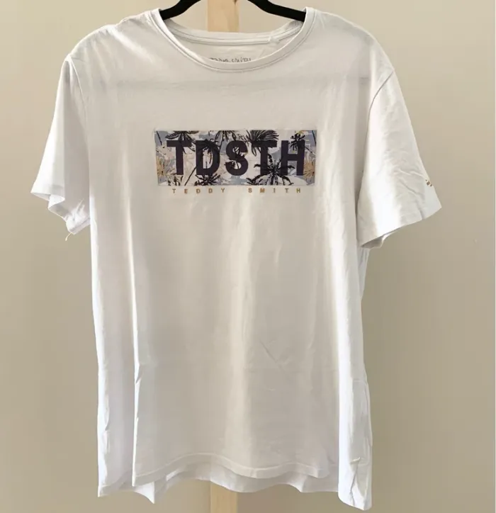 T-shirt Teddy Smith blanc – Taille L