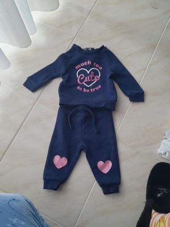 Conjunto calças e camisola 3-6 meses