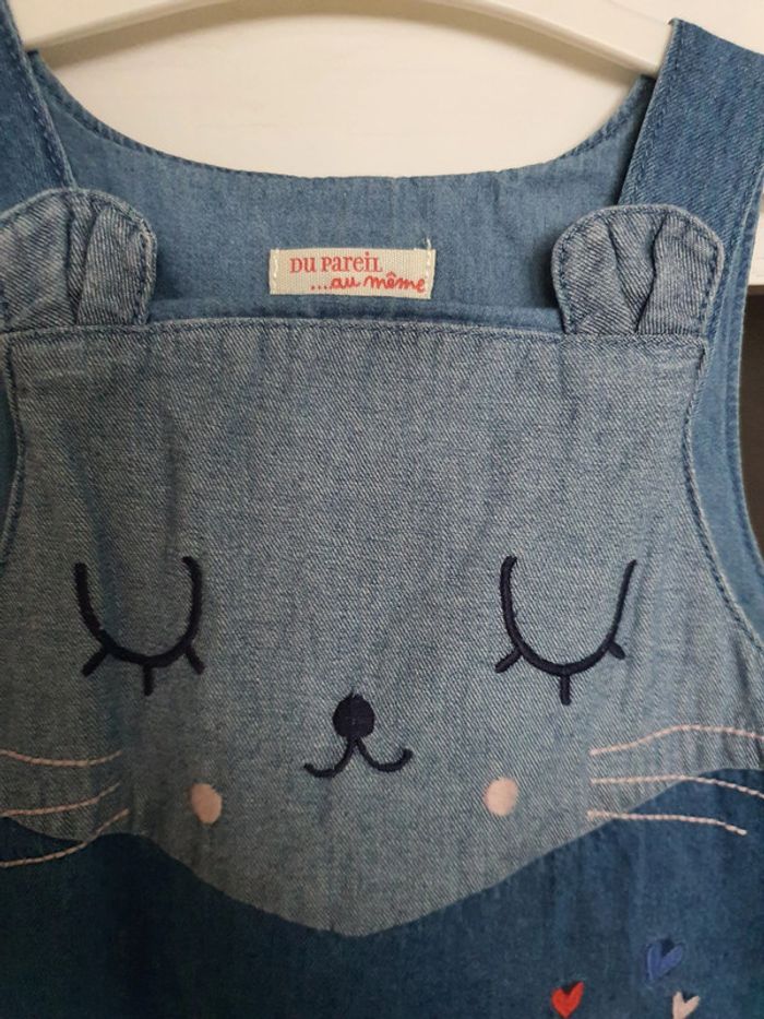 Robe dpam en jean 2 ans - photo numéro 3