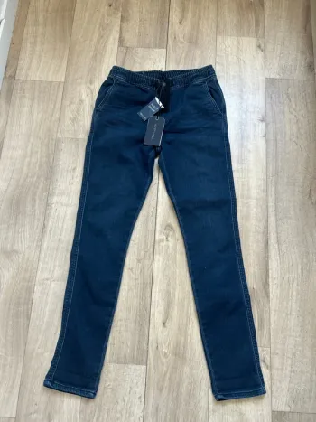 Jeans jogging Teddy Smith jogger marine foncé 14ans