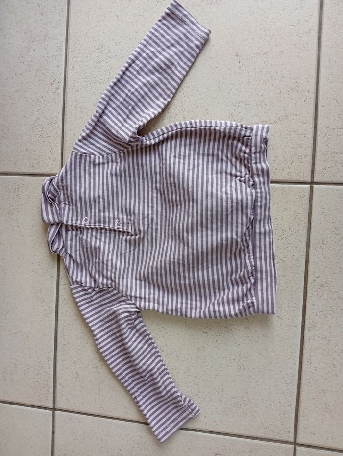T-shirt col roulé manches longues fille 1 an/74 cm  La Redoute - photo numéro 2