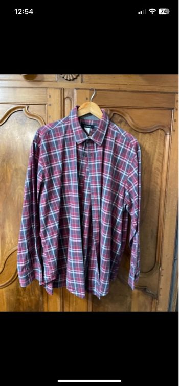 Chemise à carreaux