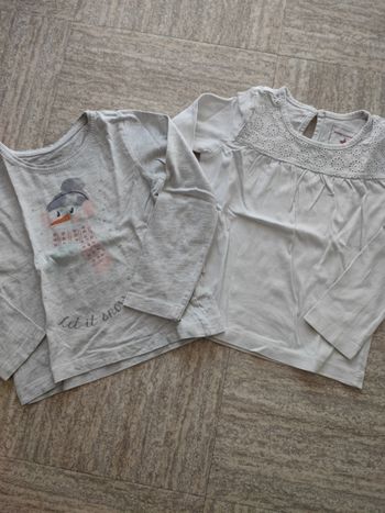Lot de 2 pulls fille 4 ans