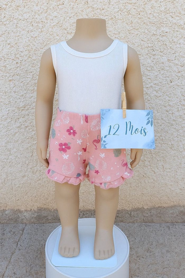 Short 12mois Pat et Ripaton