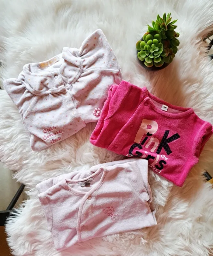 Lot de 3 pyjamas