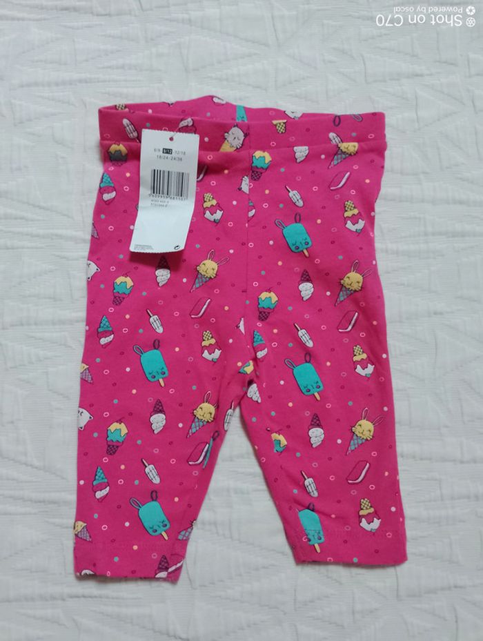 ZY B legging court fushia avec étiquette