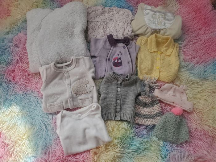 🌸 Gros lot vêtements bébé naissance fille