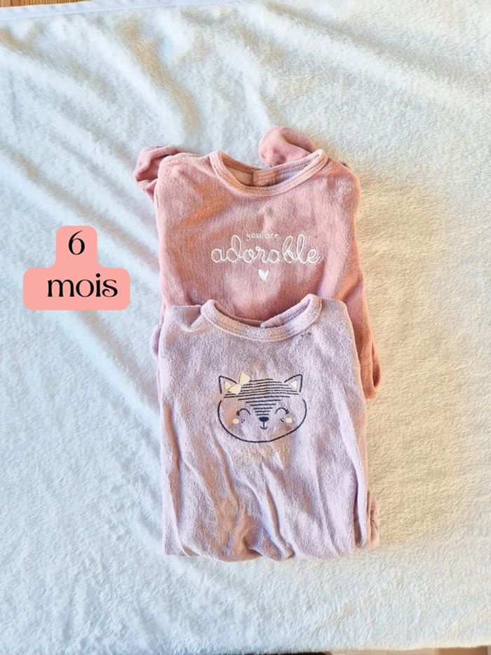 Lot 2 pyjamas kiabi 6 mois