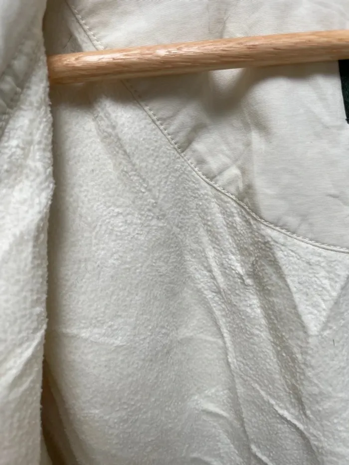 Eddie Bauer Cream Zipped Hoodie Coat Mens XXL - photo numéro 9