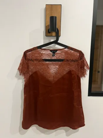 Blouse t shirt rouille