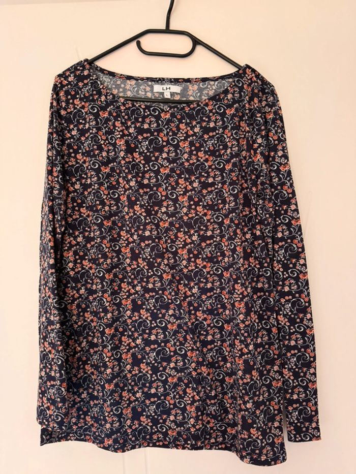 T-shirt manches longues à motifs
