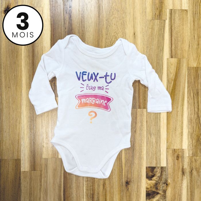 Lot 2 body "Veux-tu être ma marraine / mon parrain ?" - photo numéro 2