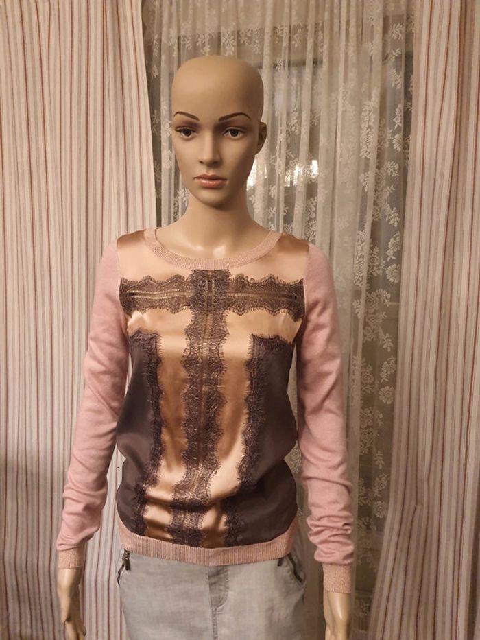 Magnifique Pull Talking French Antwerp XS - photo numéro 2