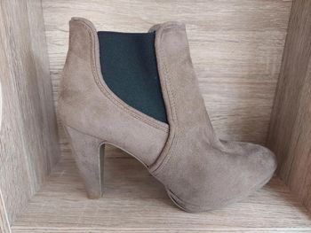 Bottines taupe pointure 38