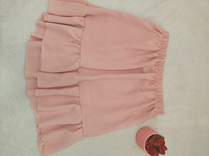 Robe courte évasée rose pâle femme - photo numéro 2