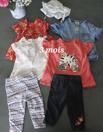 Lot printemps été fille 3 mois