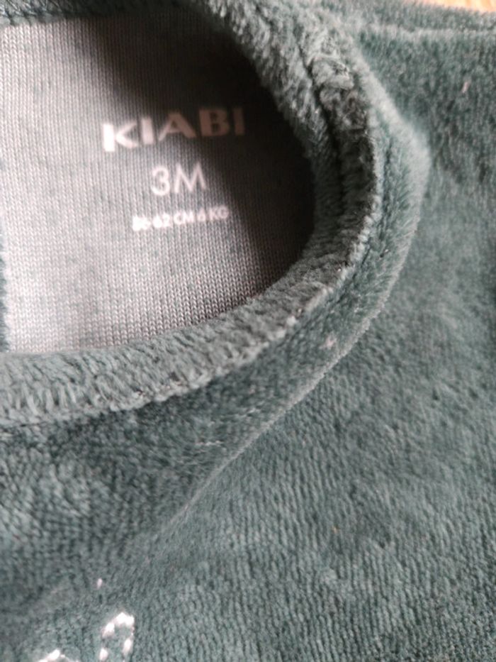 Grenouillere velours kiabi 3 mois - photo numéro 3
