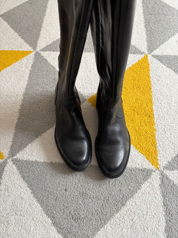 Bottes en cuir André Taille 37 - photo numéro 2