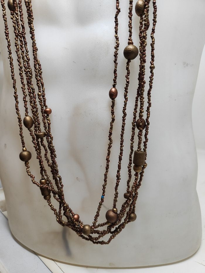 Ancien collier sautoir très long - photo numéro 3