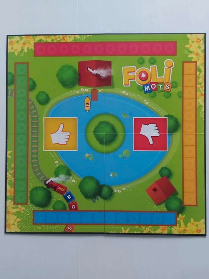Jeu de société évolutif "Foli Mots" jeu en très bon état mais boîte un peu abîmée - photo numéro 4