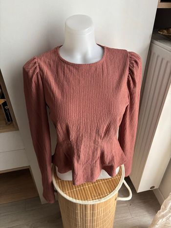 Blouse manche longue cintré épaule bouffante NAKD