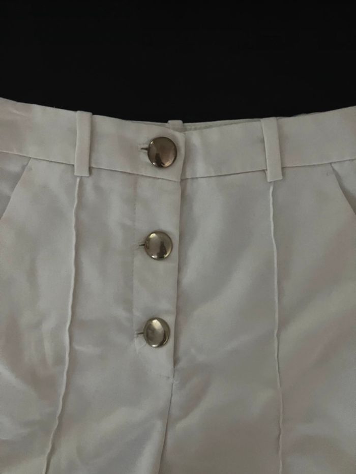 Short taille haute blanc Zara - photo numéro 2