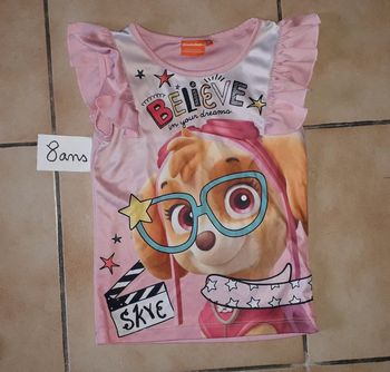 Tee shirt 8 ans fille