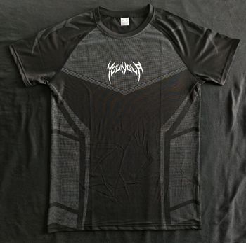 Youngla compression t shirt dark streetwear workout musculation