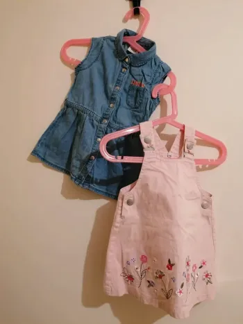 Lot robes en jean 12 mois tape à l œil