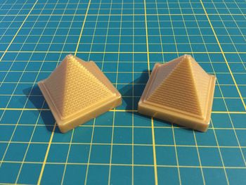 Lot x2 Pyramide doré pièce détachée jeu de société Ramsès II Ravensburger #A65