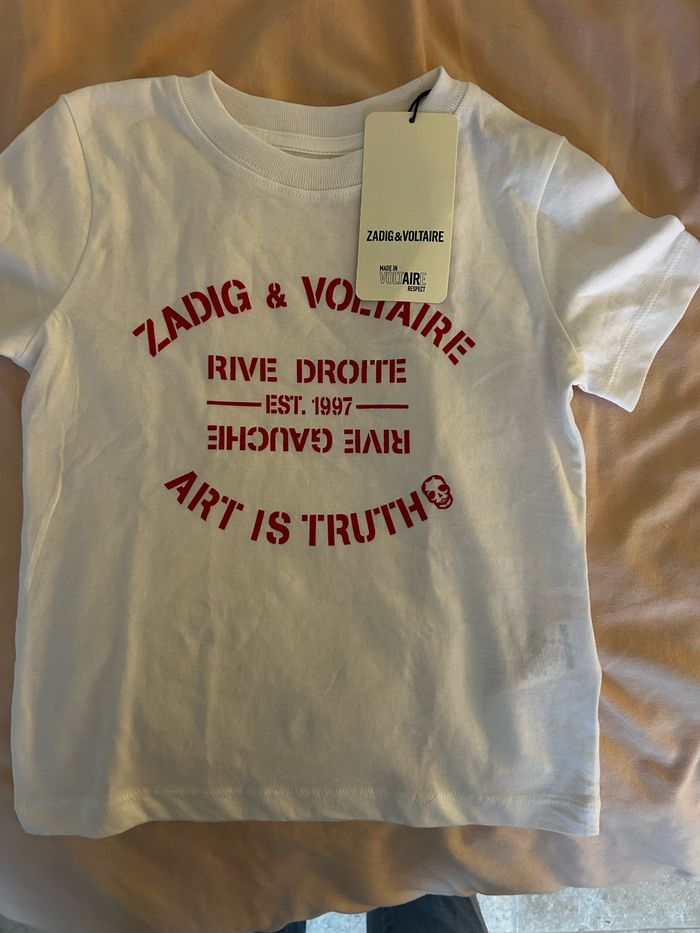 TEE shirt zadig et voltaire enfant 4A