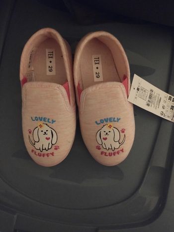 Chaussons pantoufles roses chiens 🐶