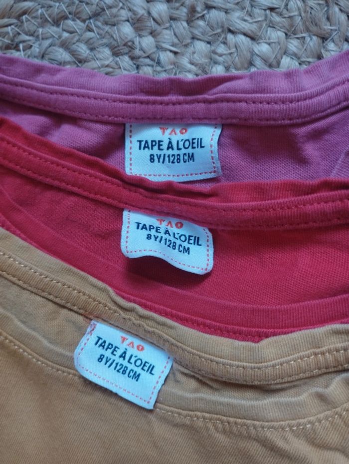 Lot t-shirts 8ans tao - photo numéro 8